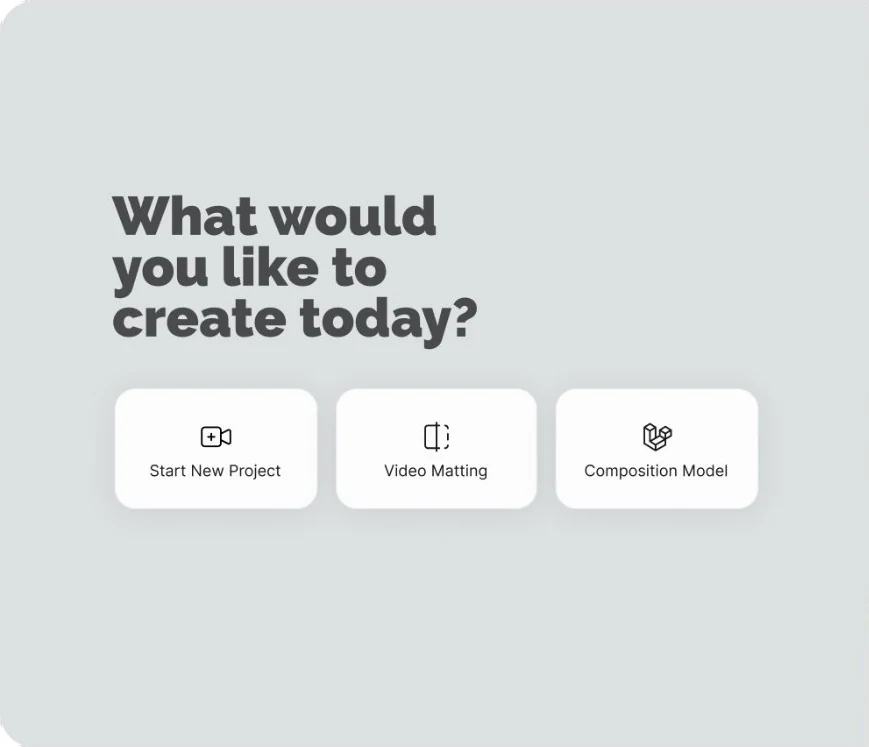 VOIA — What would you like to create today?